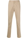 Dondup Gaubert Slim-fit Trousers In Neutrals