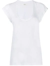 ISABEL MARANT ÉTOILE U-NECK LONGLINE T-SHIRT