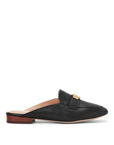 Lauren Ralph Lauren Leather Slip-on Loafer In Black