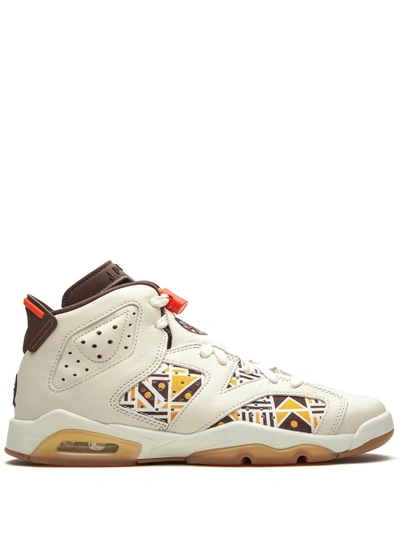 Nike Kids' Air Jordan 6 "quai 54" Sneakers In White