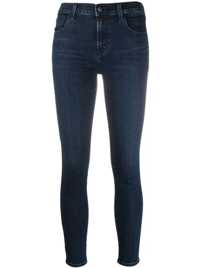 J Brand High-rise Skinny Jeans In Blue