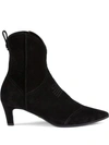 GUCCI WESTERN SUEDE ANKLE BOOTS