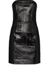 ROTATE BIRGER CHRISTENSEN HERLA VEGAN LEATHER MINI DRESS