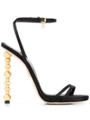 DSQUARED2 FENG SCULPTED-HEEL SANDALS