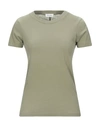 American Vintage T-shirt In Military Green