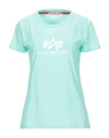 Alpha Industries T-shirt In Light Green