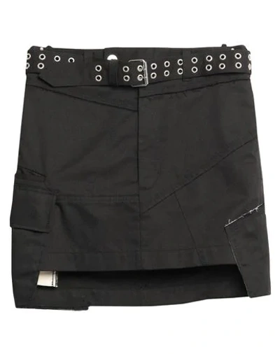 Helmut Lang Mini Skirts In Black