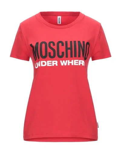 Moschino Undershirts In Red