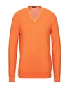 Drumohr Sweaters In Orange