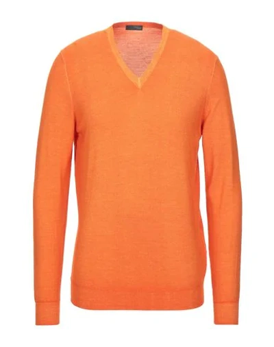Drumohr Sweaters In Orange