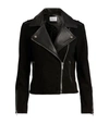 CLAUDIE PIERLOT LEATHER BIKER JACKET,15906386