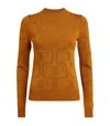 CLAUDIE PIERLOT MONOGRAM SWEATER,15908454