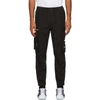 AAPE BY A BATHING APE AAPE BY A BATHING APE BLACK LOGO CARGO PANTS