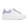 Alexander Mcqueen White & Purple Oversized Sneakers In 9662 Lavend