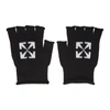 OFF-WHITE BLACK ARROWS FINGERLESS GLOVES