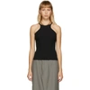 DION LEE BLACK CHAIN NECKLACE TANK TOP