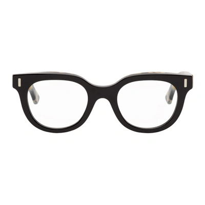 Cutler And Gross Black And Tortoiseshell 1304-03 Glasses In Black Camo