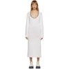 BOTTEGA VENETA OFF-WHITE CHAIN IMPERFECT DRESS
