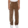 AHLUWALIA SSENSE EXCLUSIVE BROWN CORDUROY RICCARDO TROUSERS