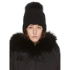 MACKAGE MACKAGE BLACK DORIS KNIT BEANIE