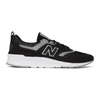 NEW BALANCE BLACK & SILVER 997H SNEAKERS