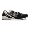 NEW BALANCE NEW BALANCE BLACK AND GOLD 996 SNEAKERS