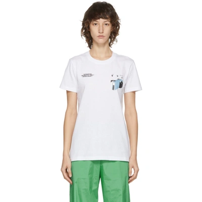Off-white Cars Slim-fit T-shirt In White