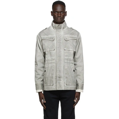 A-cold-wall* Grey Fade-out Field Jacket In Stone