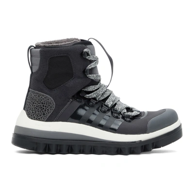 Adidas By Stella Mccartney Eulampis Water Resistant Trainer Boot In Black