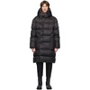 Rick Owens Wrap-front Hooded Quilted Down Coat In Black