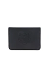 KENZO TIGER LOGO CARD HOLDER IN BLACK