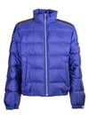 PRADA PADDED JACKET IN BLUE AND BLACK