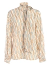 BALLANTYNE PRINTED SHIRT IN IVORY COLOR
