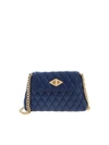 BALLANTYNE DIAMOND QUILTED BAG IN BLUE