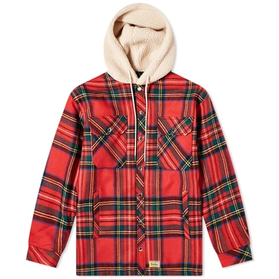 ジャケット・アウター DROLE DE MONSIEUR / Padded Check Jacket Drôle De Monsieur Padded Check Jacket In Red | ModeSens