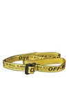 OFF-WHITE CLASSIC INDUSTRIAL BELT IN YELLOW