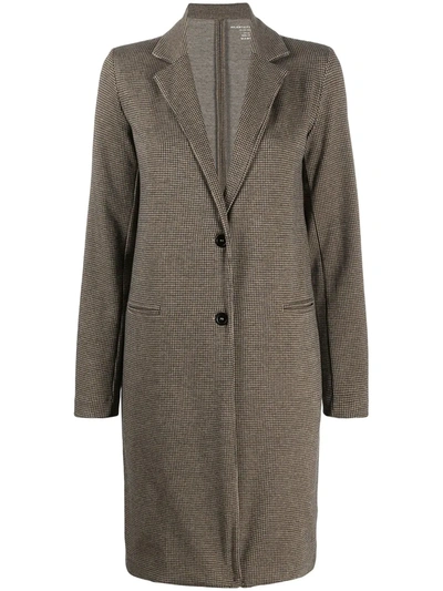 Majestic Fitted Single-breasted Coat In Neutrals