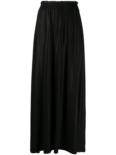 Majestic Elasticated Waist Skirt In Black