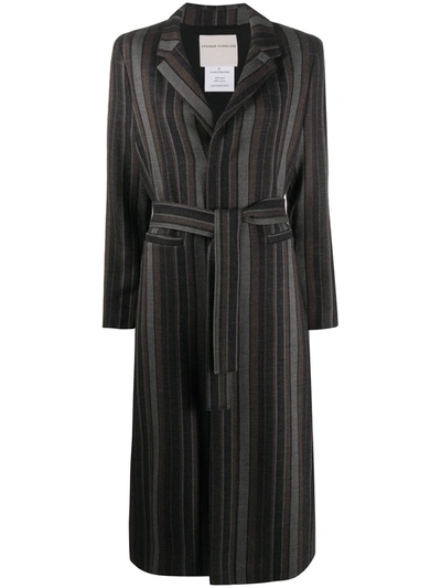 Stephan Schneider Lexicon Belted Coat In Brown