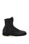 GUIDI FRONT ZIP LEATHER ANKLE BOOTS,11530176