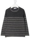 BRUNELLO CUCINELLI STRIPED KNIT JUMPER