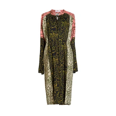 Ailanto Patchwork Dress Clovers In Green