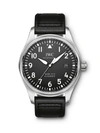 IWC SCHAFFHAUSEN PILOT MARK XVIII STAINLESS STEEL & LEATHER STRAP WATCH,400011638180