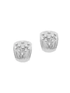 HUEB WOMEN'S BAHIA 18K WHITE GOLD & DIAMOND CUFF EARRINGS,400095672516