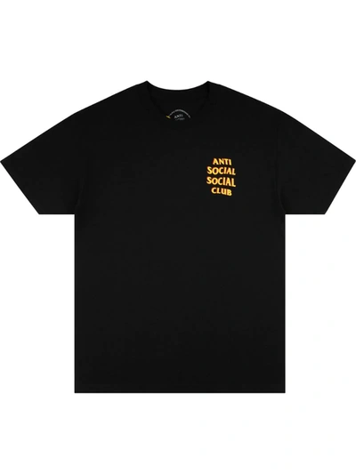 Anti Social Social Club 2d Print T-shirt In Black