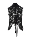 ANN DEMEULEMEESTER ANN DEMEULEMEESTER WOMEN'S BLACK VEST,20021800P202099 38