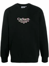 CARHARTT CARHARTT MEN'S BLACK COTTON SWEATSHIRT,I028390038900 XS