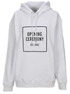 OPENING CEREMONY OPENING CEREMONY WOMEN'S WHITE COTTON SWEATSHIRT,YWBB004E20FLE0010210 S