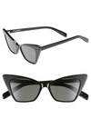 SAINT LAURENT 51MM CAT EYE SUNGLASSES,SL 24400151