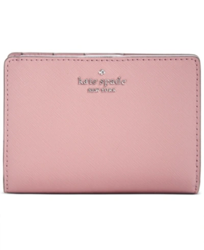 Kate Spade New York Newbury Lane Cara Bifold Wallet In Dusty Peony